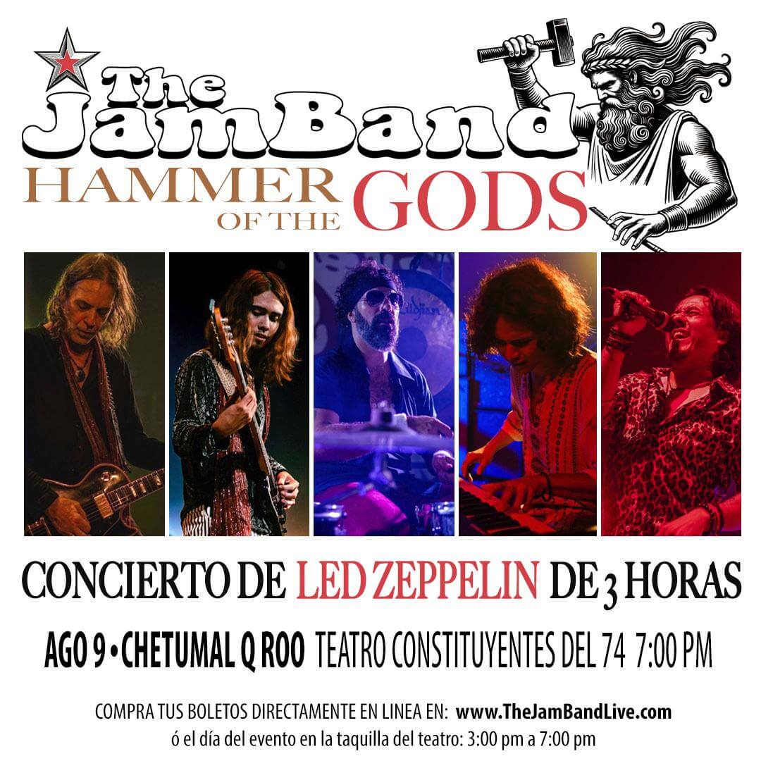 concierto the jam band chetumal 9 de agosto 2025